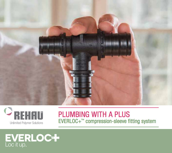 rehau, everloc system, fitting system, raupex pipe